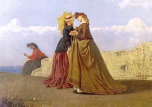 Vincenzo Cabianca, Al sole, 75 x 90, 1866